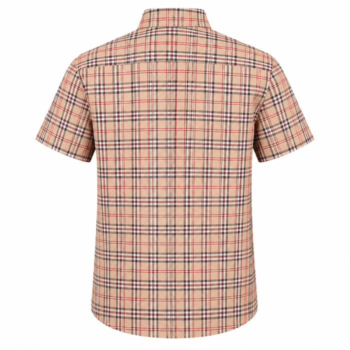 TN Govt 6-8 Boys Fawn Shirt - Image 3