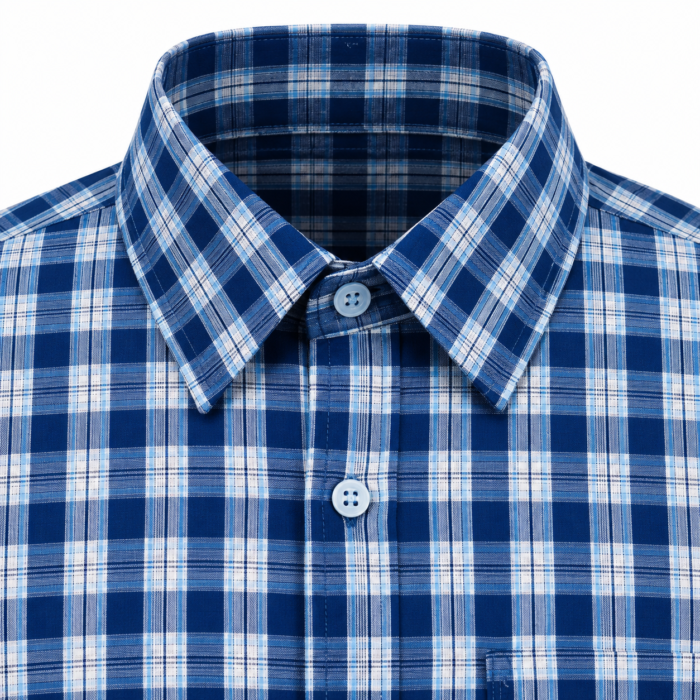 TN Govt 11-12 Boys Navy Blue Shirt - Image 2