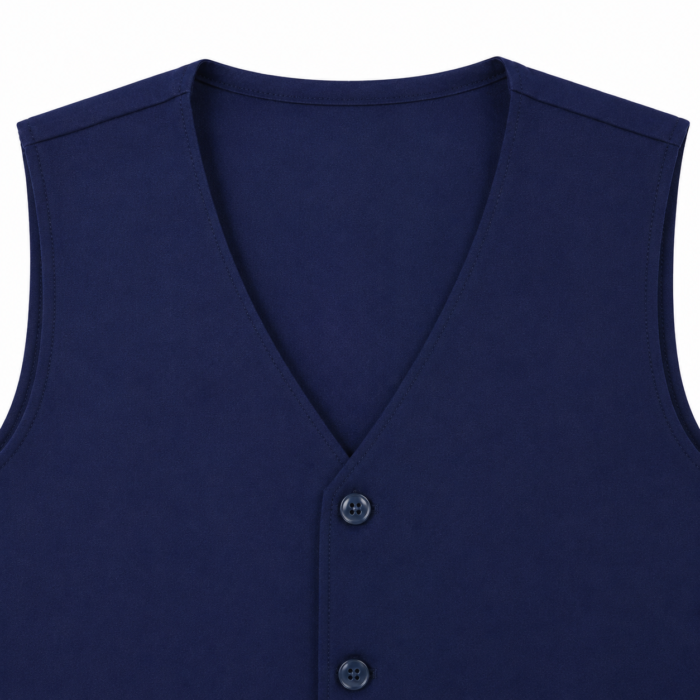 Vivekanandha 6-10 Girls Navy Chudi Coat - Image 2